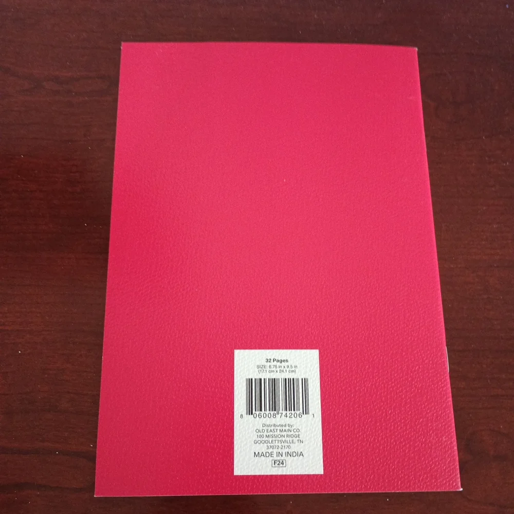 2025 Monthly Planner - Red 32 pages